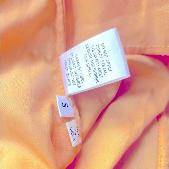 Cache beaded peach tone embellished shine evening dress - Picture 6 of 9